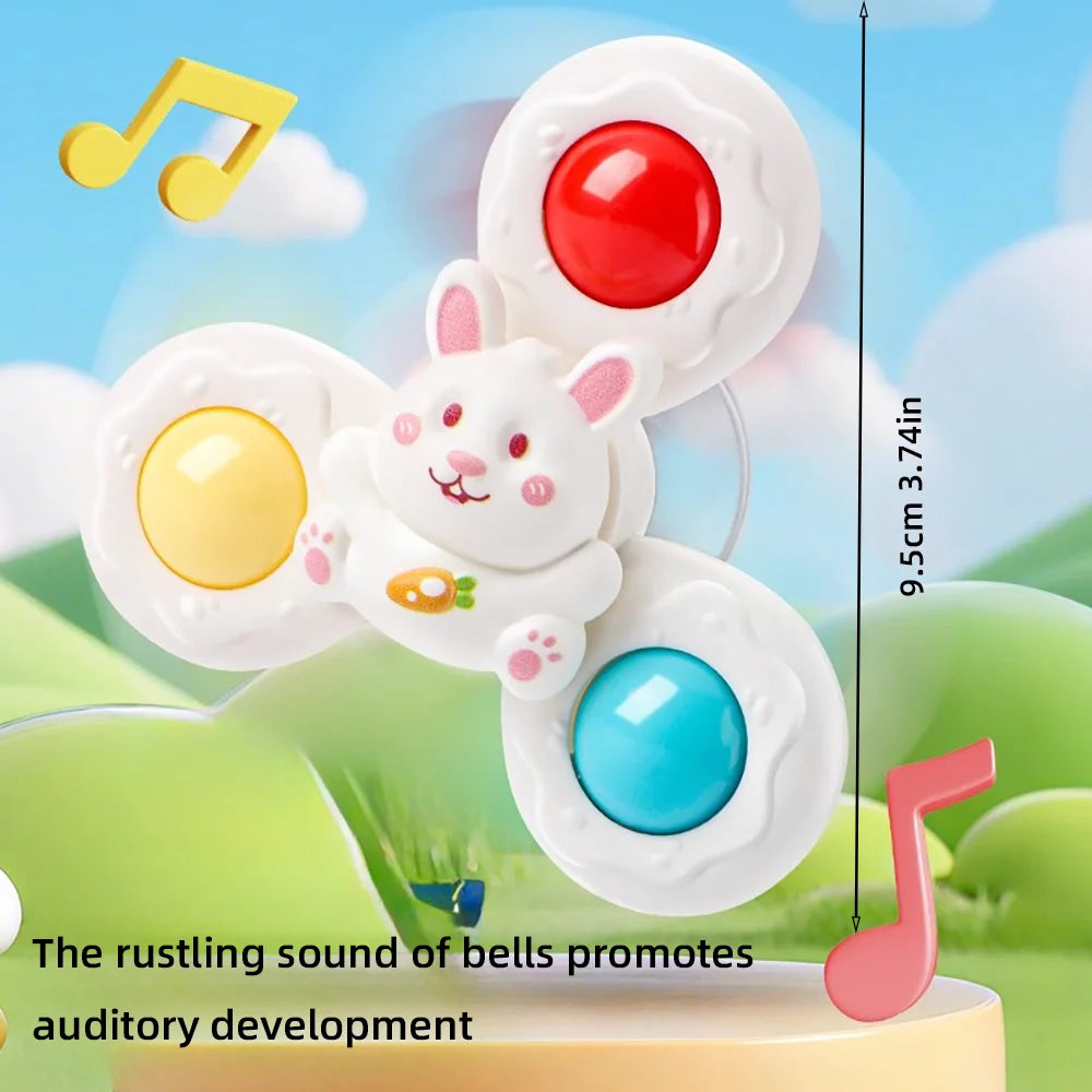 Baby Suction Cup Spinning Bath Toy – Montessori