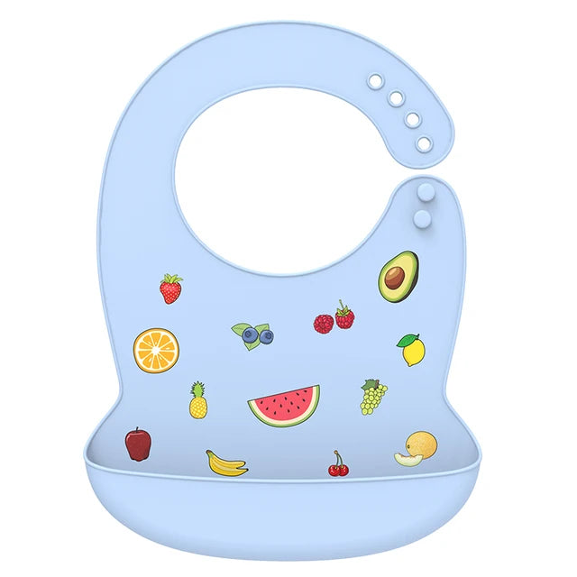 Silicone Baby Bib – Waterproof & Adjustable