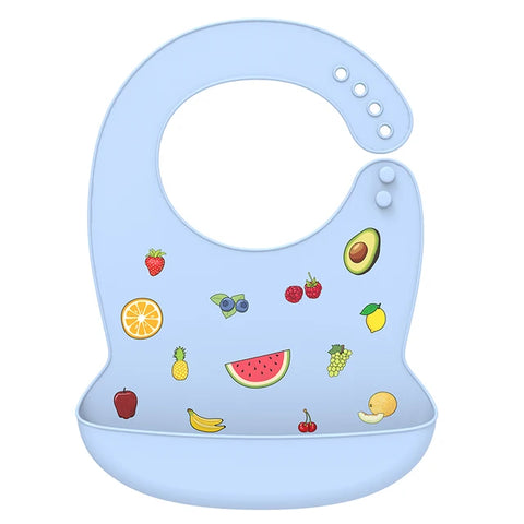 Silicone Baby Bib – Waterproof & Adjustable