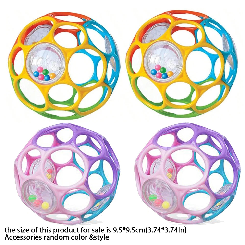 Baby Soft Grasping Rattle Ball with Bell