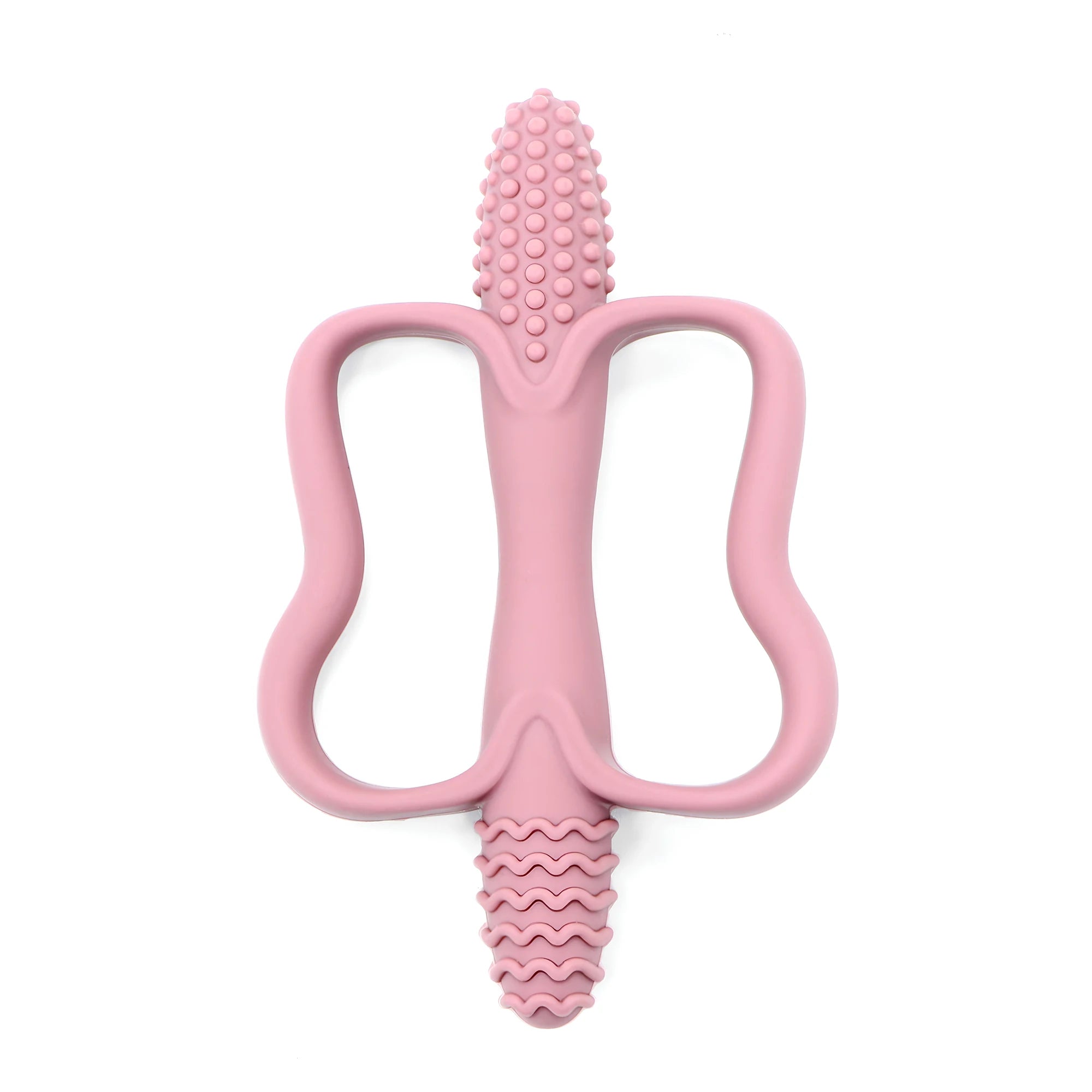 Baby Silicone Teething Toy with Easy-Grip Handle