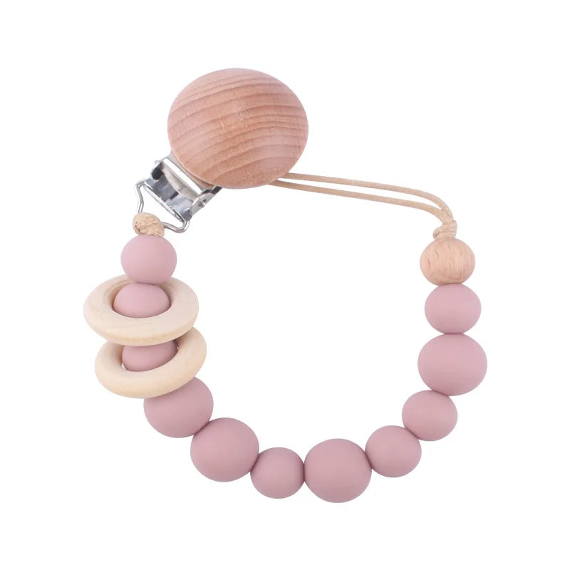 Silicone Baby Pacifier Clip Chain