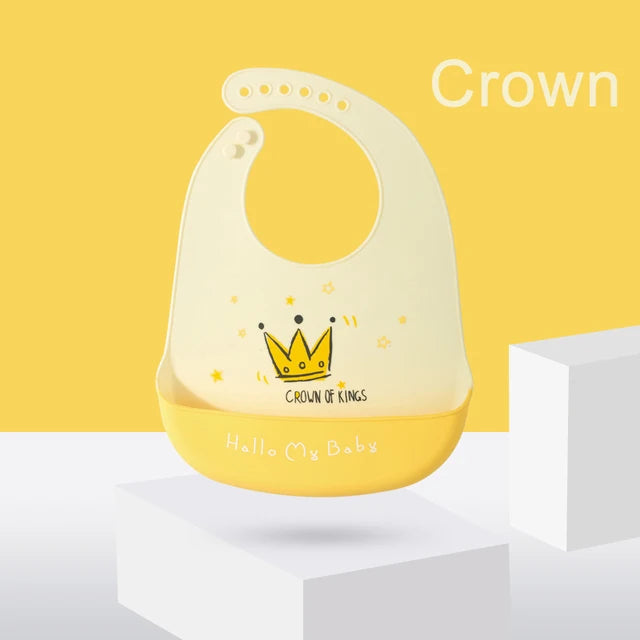 Silicone Baby Bib – Waterproof & Adjustable
