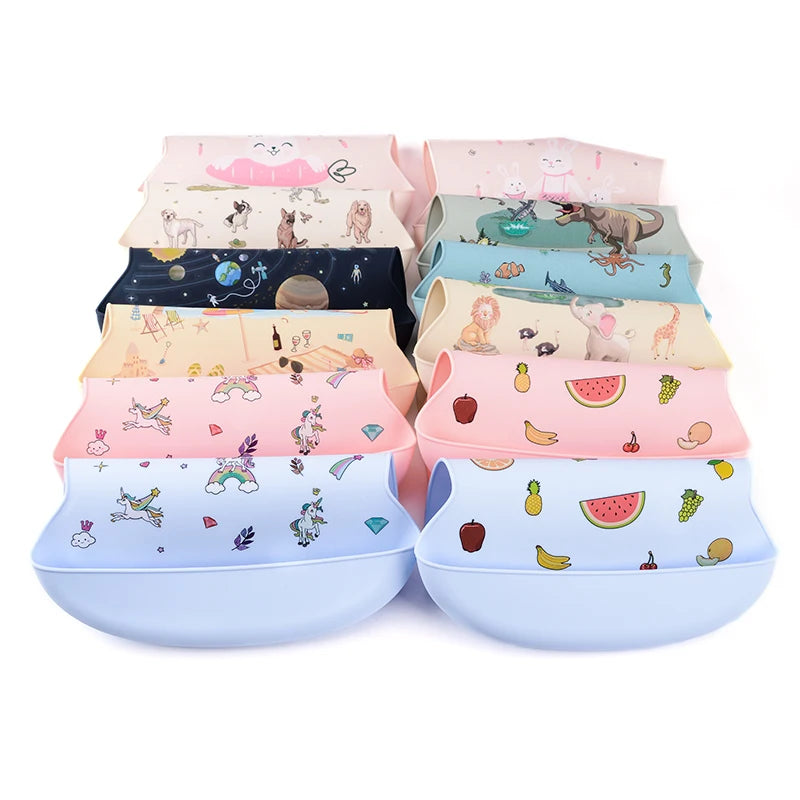 Silicone Baby Bib – Waterproof & Adjustable