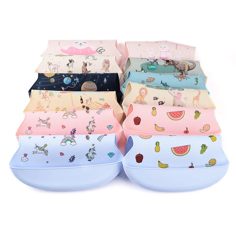 Silicone Baby Bib – Waterproof & Adjustable