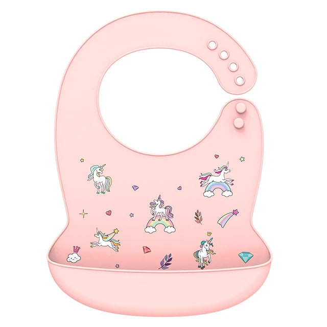Silicone Baby Bib – Waterproof & Adjustable