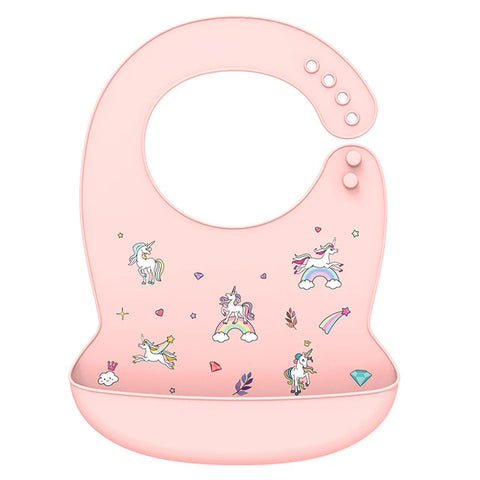 Silicone Baby Bib – Waterproof & Adjustable