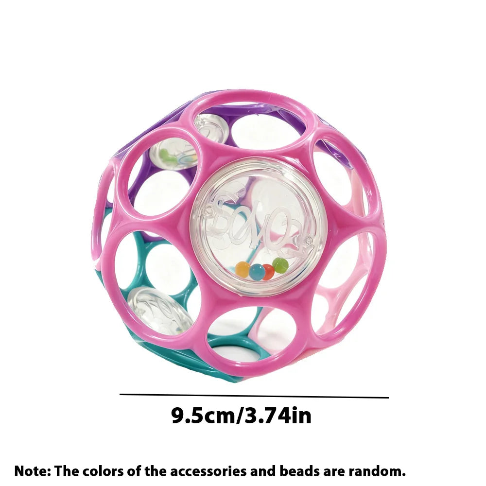 Baby Soft Grasping Rattle Ball with Bell