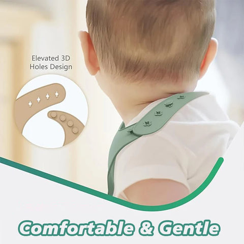 Baby Silicone Tray Bib – 4-Speed Adjustable