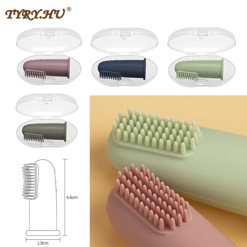 Baby Silicone Finger Toothbrush – BPA-Free