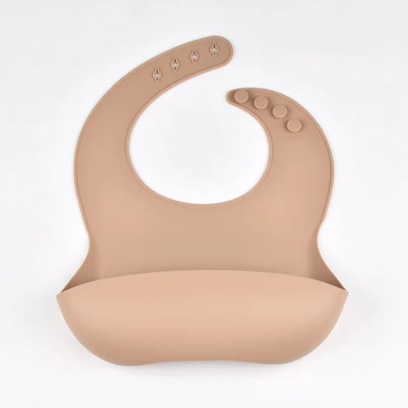 Baby Silicone Tray Bib – 4-Speed Adjustable