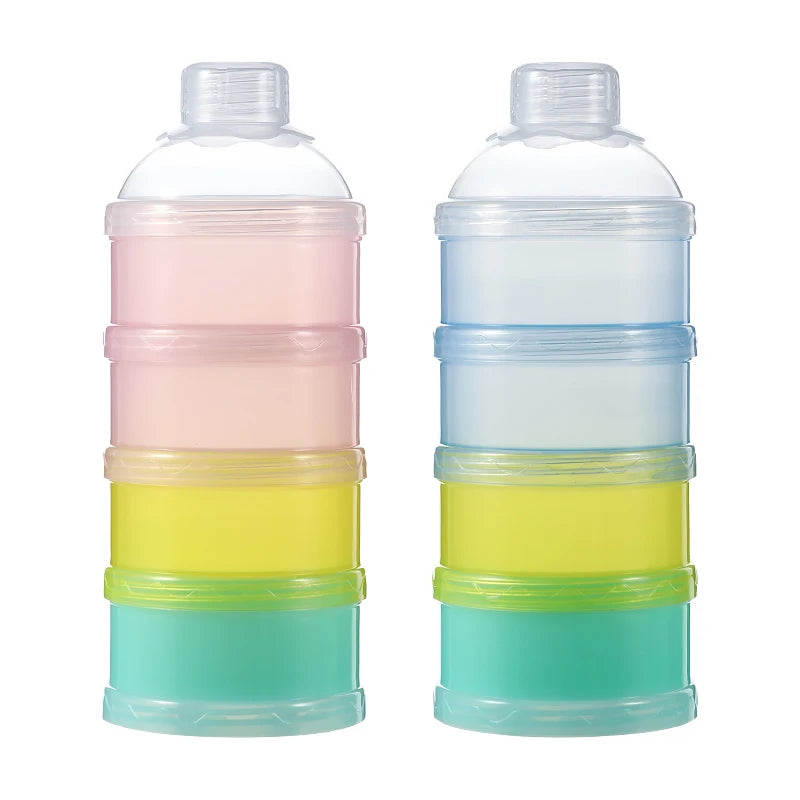 Portable 4-Layer Milk Powder Storage Box