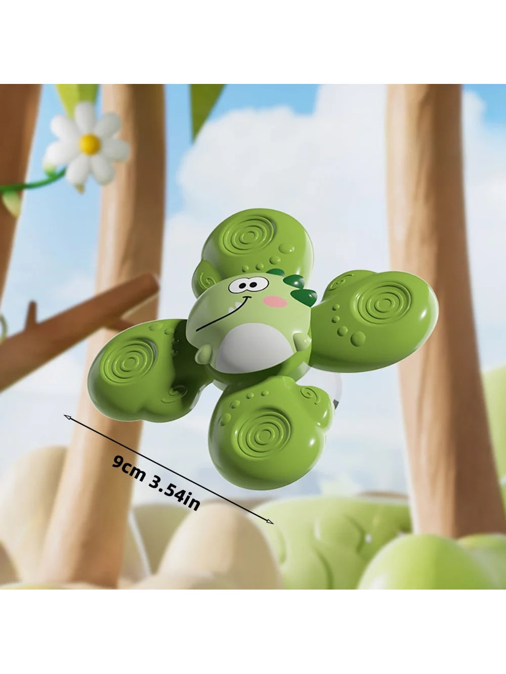 Baby Suction Cup Spinning Bath Toy – Montessori