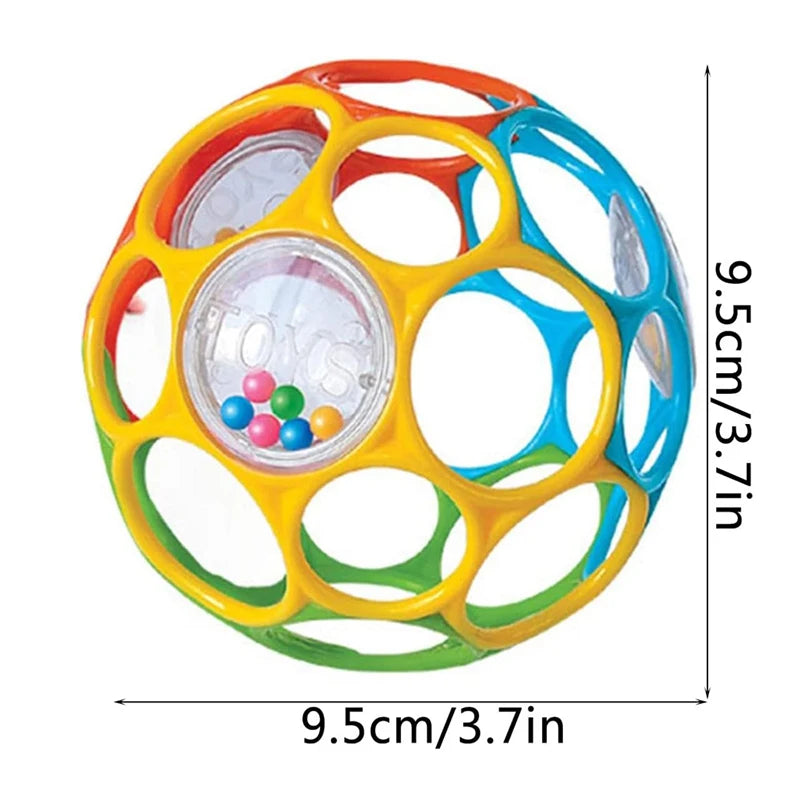 Baby Soft Grasping Rattle Ball with Bell