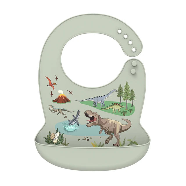 Silicone Baby Bib – Waterproof & Adjustable