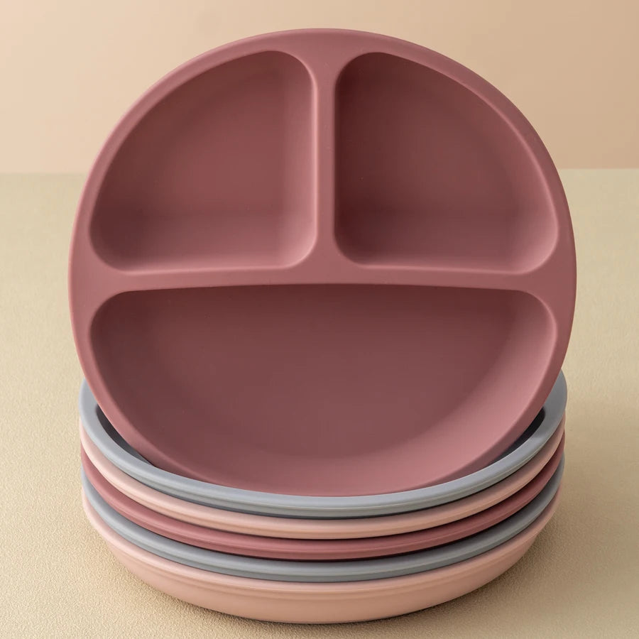 Baby Silicone Suction Dining Plate – BPA-Free