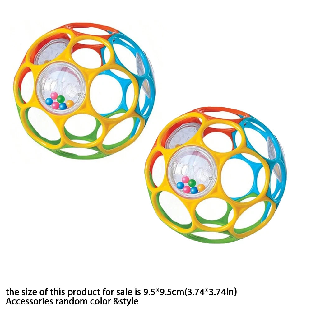 Baby Soft Grasping Rattle Ball with Bell