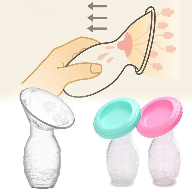Manual Silicone Milk Pump – Food Grade, BPA-Free
