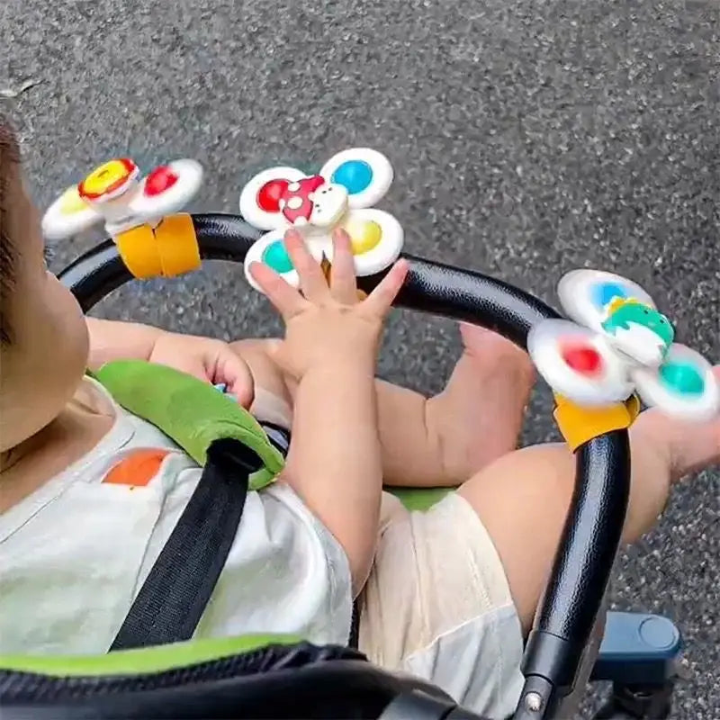 Baby Suction Cup Spinning Bath Toy – Montessori