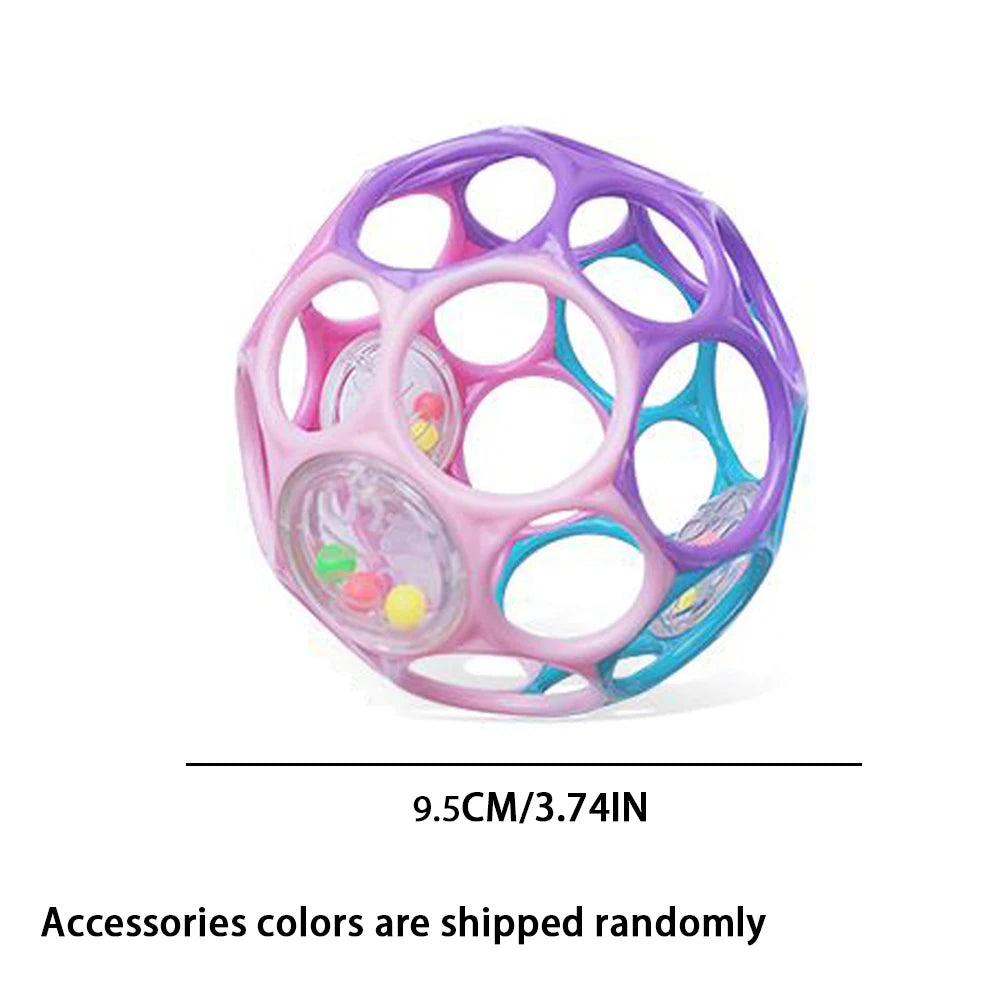 Baby Soft Grasping Rattle Ball with Bell