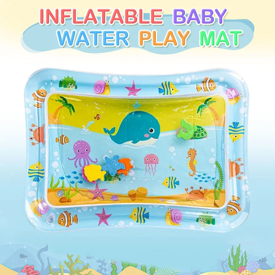 Baby Inflatable Water Play Mat – Tummy Time Pad