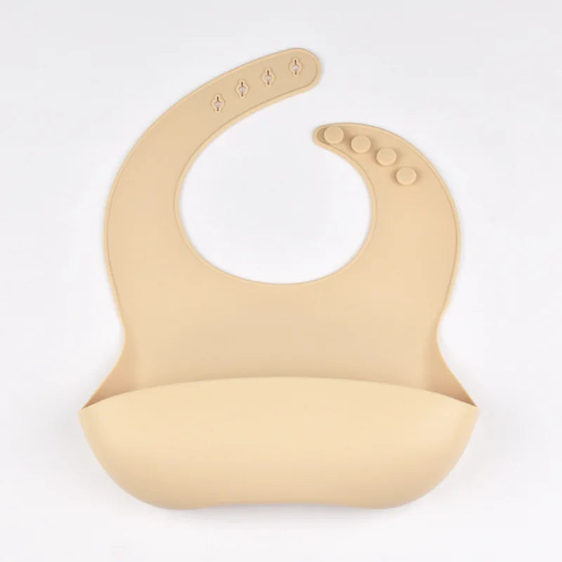 Baby Silicone Tray Bib – 4-Speed Adjustable
