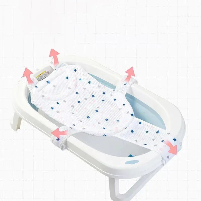 Baby Bath Net Seat Cushion – Adjustable Bathtub Support