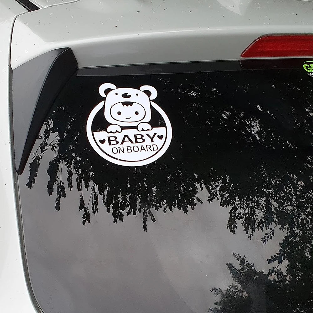 Baby On Board Reflective Car Sticker – PVC Safety Decal