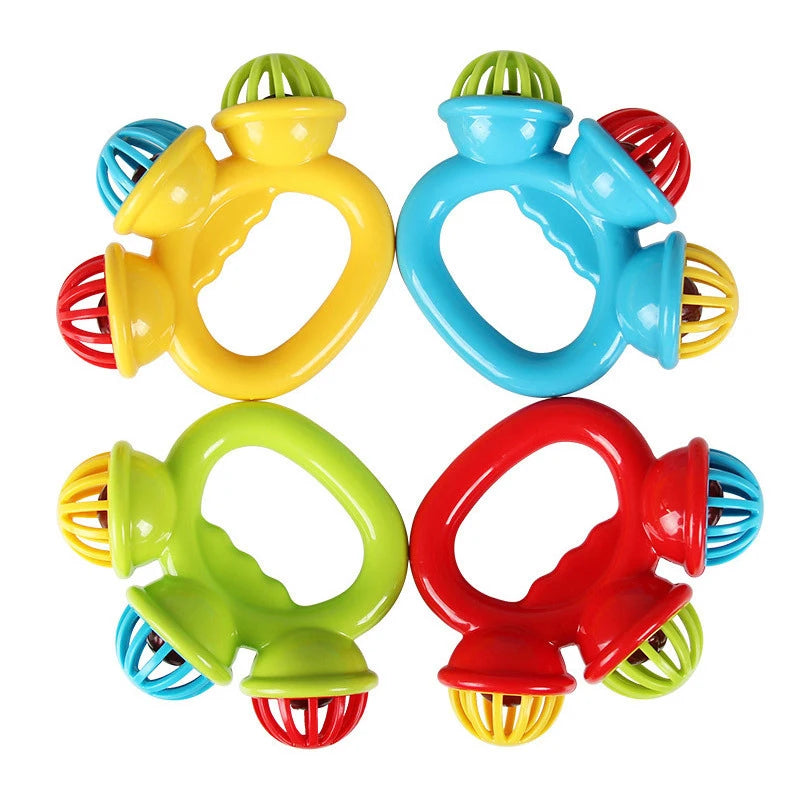 Baby Hand Rattle Ball Toy – Sensory Grasping Toy