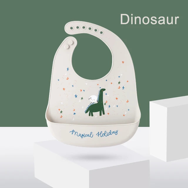 Silicone Baby Bib – Waterproof & Adjustable